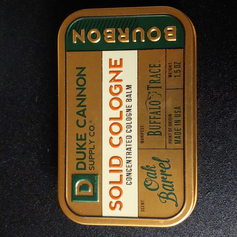 Duke Cannon solid cologne